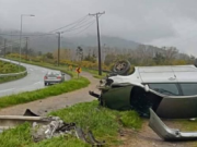 Impactantes choques contra postes en Chiguayante generan llamado a la prudencia