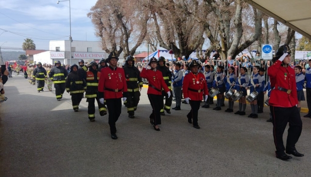 bomberos desfile