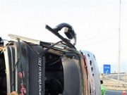 Tragedia en la Ruta Q-90: Dos fallecidos tras volcamiento de bus entre Los Ángeles y Laja