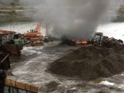 Nuevo ataque incendiario en Arauco afecta maquinaria y contenedores