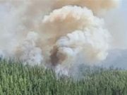 Evacuación en La Generala, Santa Juana, por incendio forestal