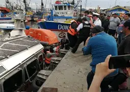 Dos fallecidos y dos sobrevivientes deja el volcamiento de una embarcación pesquera en Talcahuano