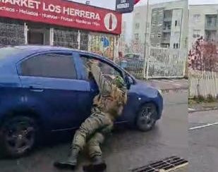 carabinero arrastrado